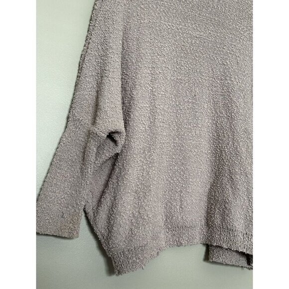 Evereve Dolman Sleeved Cardigan Sweater Knotty Texture Dusty Rose Blush Size L - Picture 7 of 7